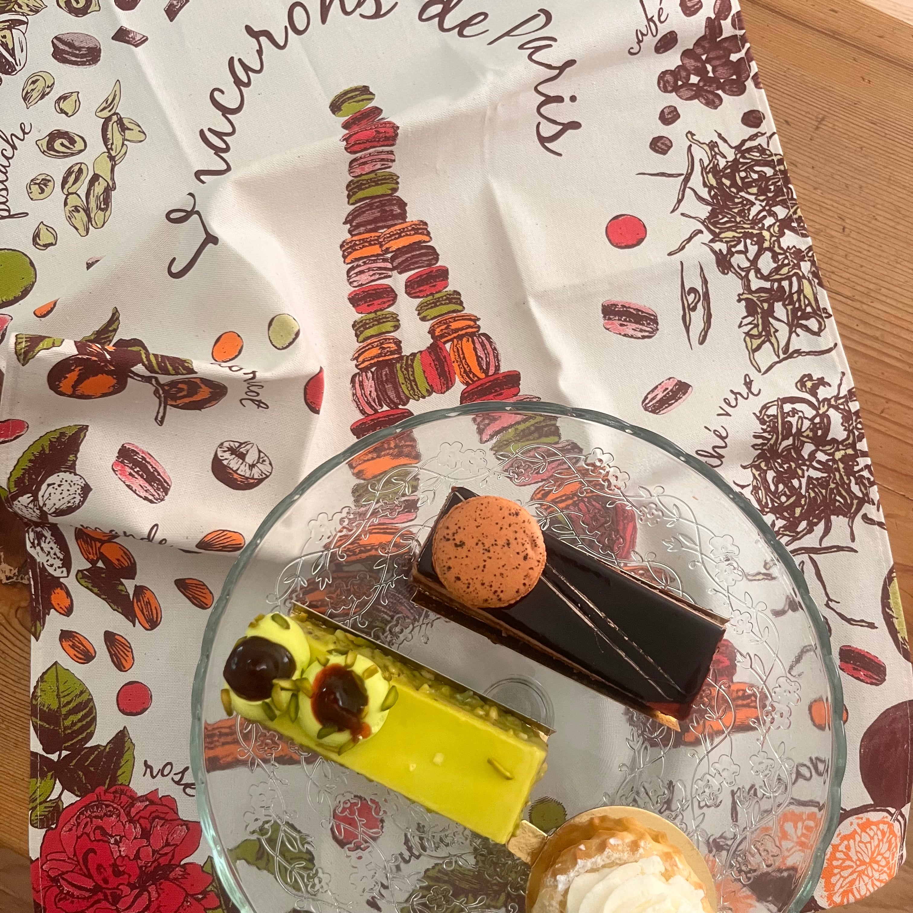 Paris Macaroons Tea Towel