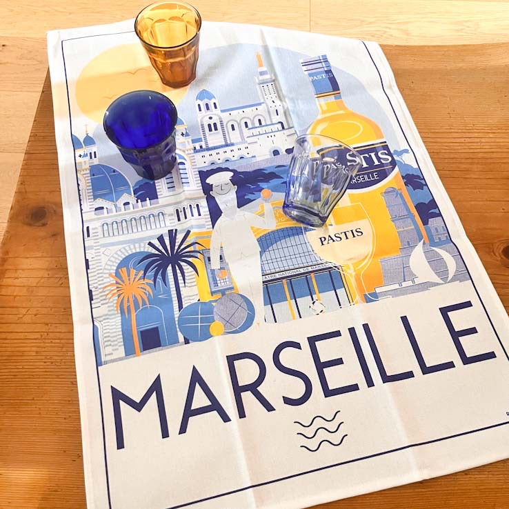 Marseille Tea Towel