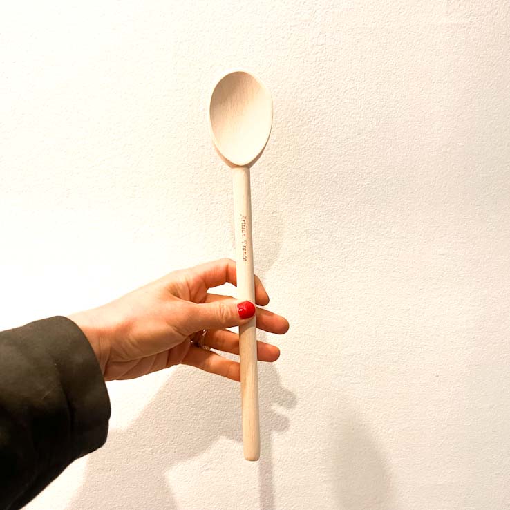 Cooking Spoon in Beechwood 30 cm Artisan France Clementine Boutique Toronto