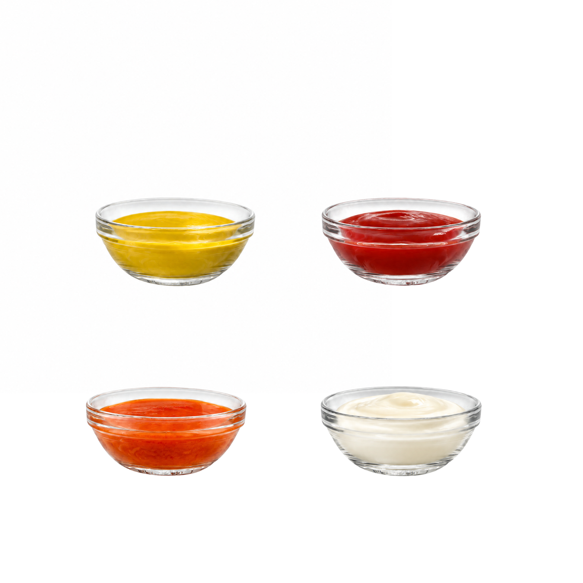 Gigogne Mini Glass Bowls 3.5cl (2 3/8 fl oz) – Set of 4