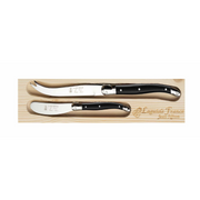 Duo de couteaux à fromage Laguiole®, manche noir