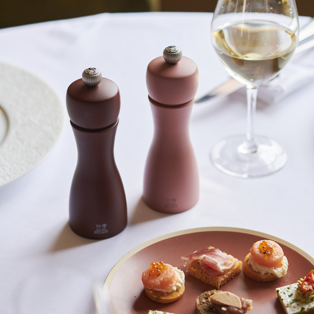 Peugeot Canada Tahiti Duo Salt & Pepper Mill, Earth Set, Cocoa & Hazel