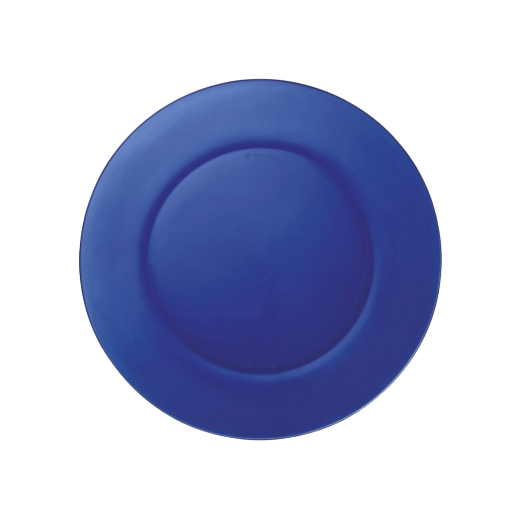 Duralex Canada Lys Sapphire Dinner Plate 23cm, Set of 6, tempered glass made in France Clementine Boutique