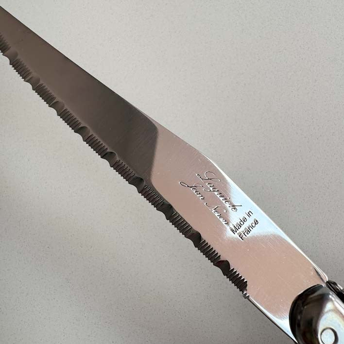 Laguiole Steak Knife, Micro-Serrated Blade, Sold Individually