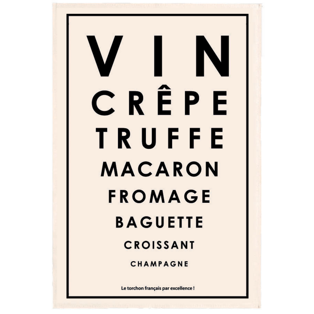 French Specialities Tea Towel Made in France Winkler Canada Clementine Boutique