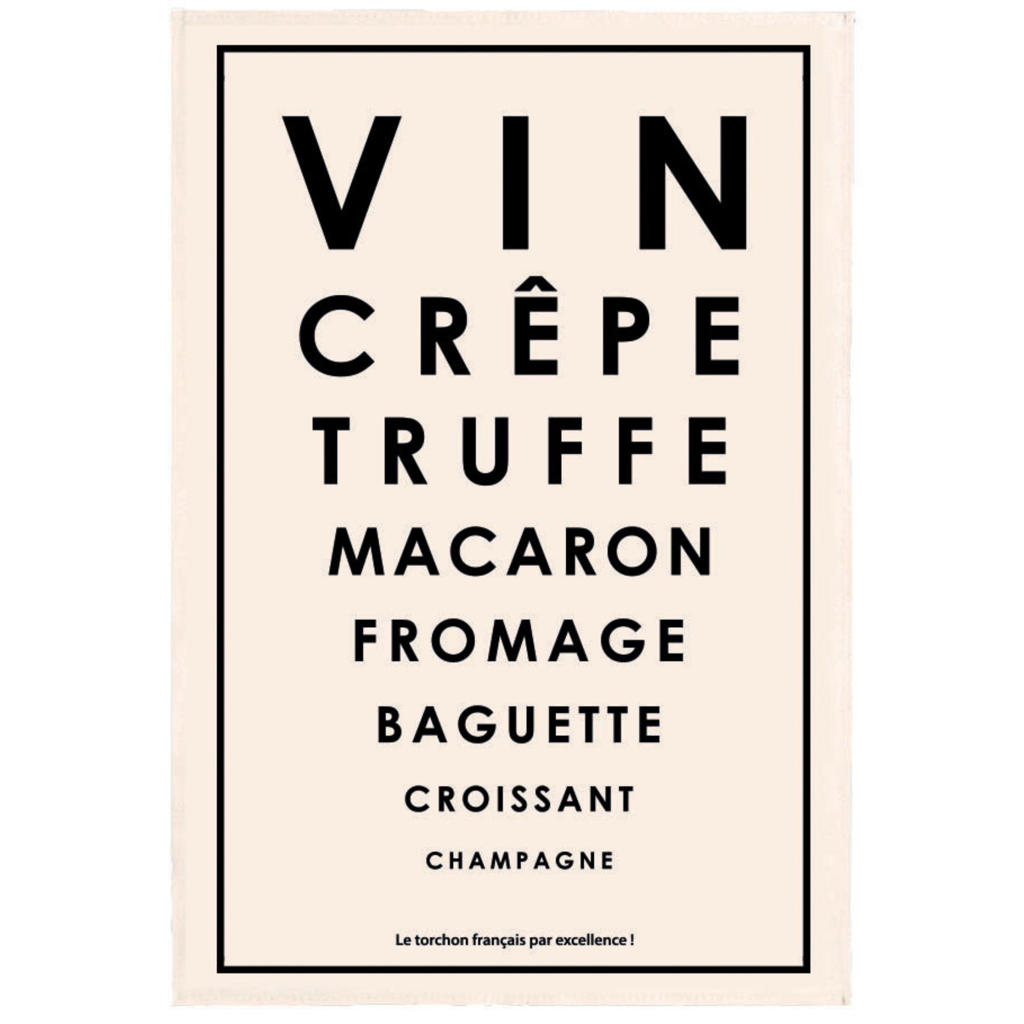 French Specialities Tea Towel Made in France Winkler Canada Clementine Boutique