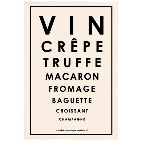 French Specialities Tea Towel Made in France Winkler Canada Clementine Boutique