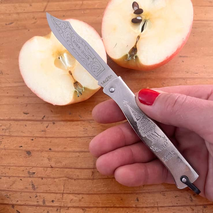 Douk-Douk Utility Pocket Knife 200mm, Stainless Steel Blade, Chromed Handle