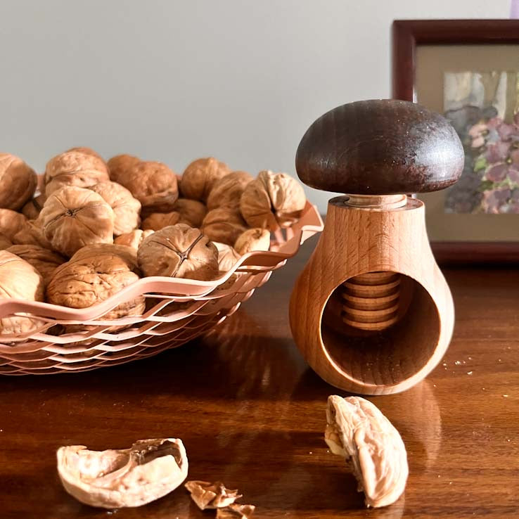 Mushroom Wooden Nutcracker