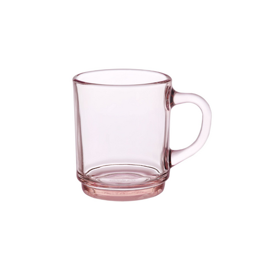 Duralex Canada Versailles Rose Mug Pink Tempered glass 260ml Clementine Boutique