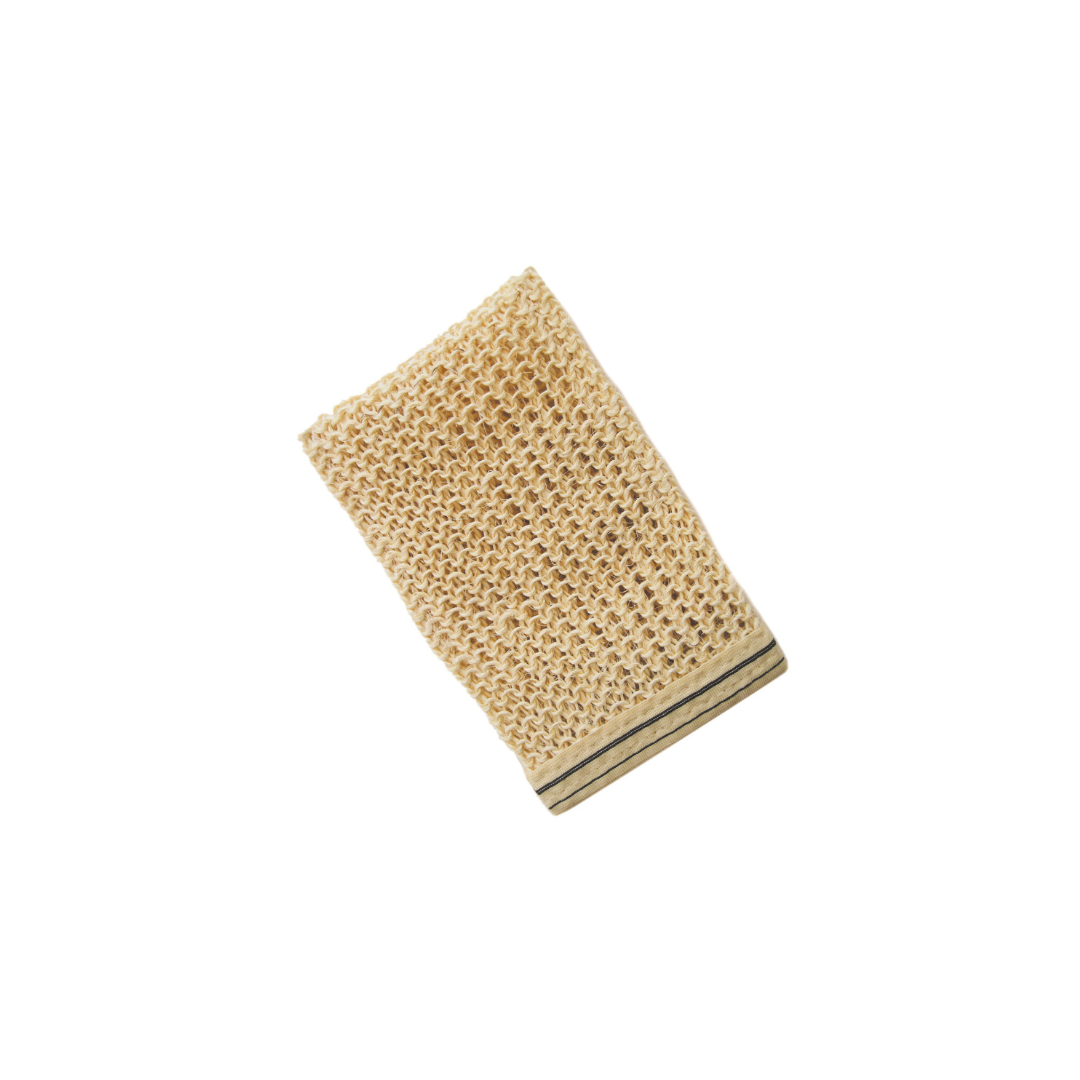 exfoliating Deluxe Sisal Glove by Anae at Clementine Boutique