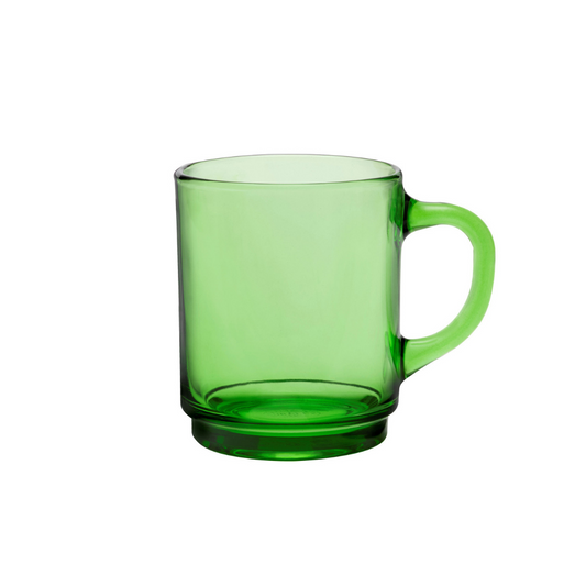 Duralex Canada Versailles Green Mug 260ml Made in France at Clementine Boutique