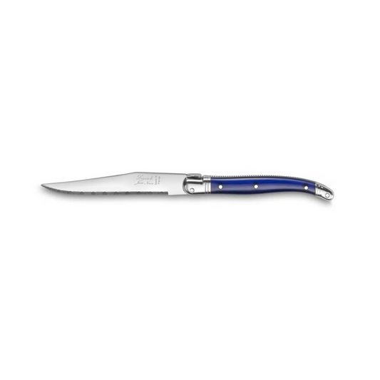 Laguiole ® Steak knife, Blue handle