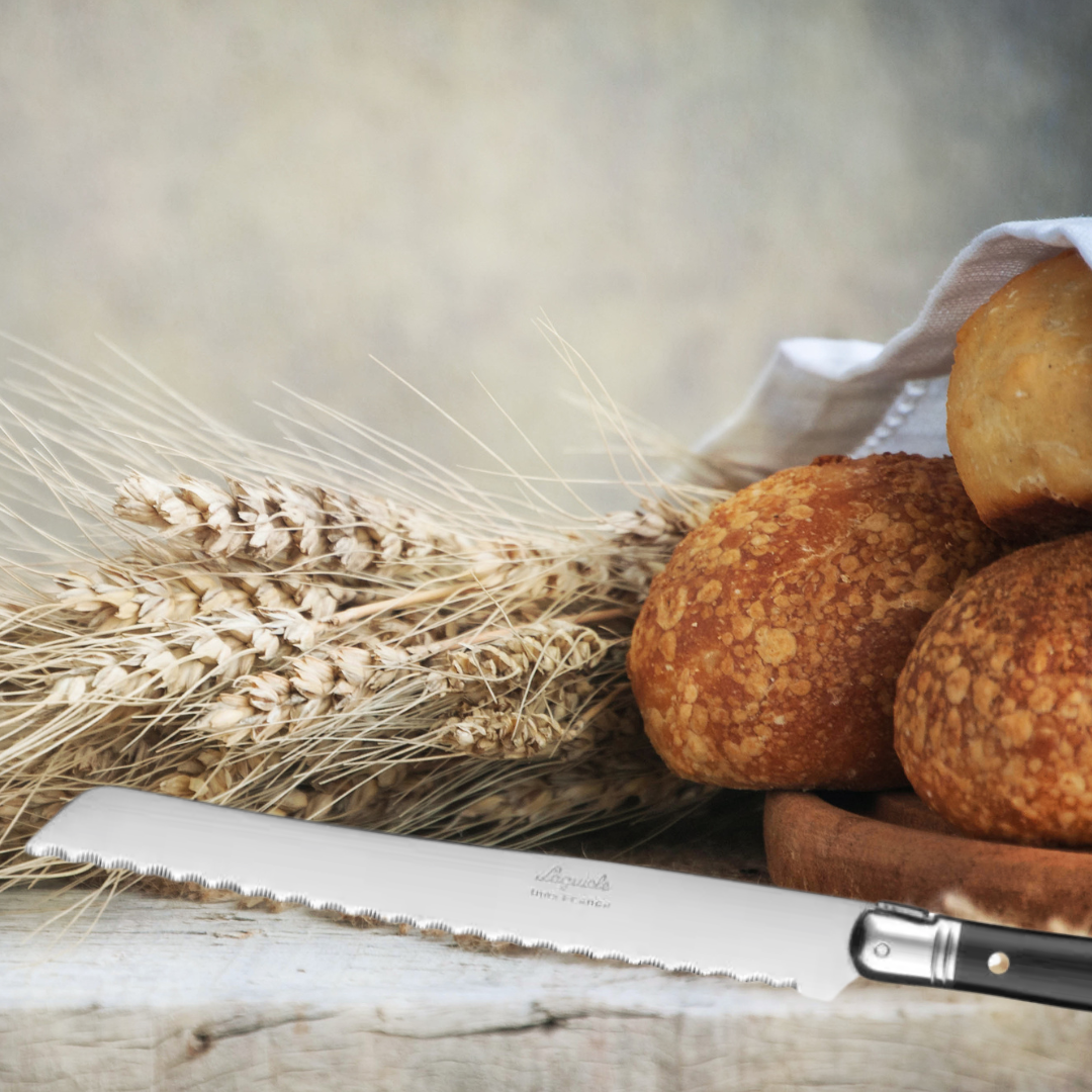 Laguiole ® Bread Knife, Black Handle