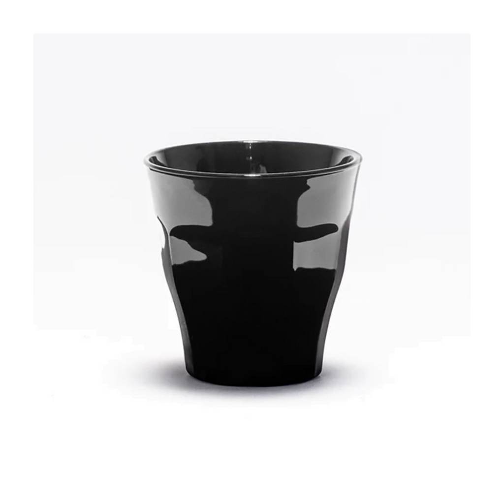 Duralex Canada Picardie Black Tumbler 250 ml, Set of 6, made in France at Clementine Boutique