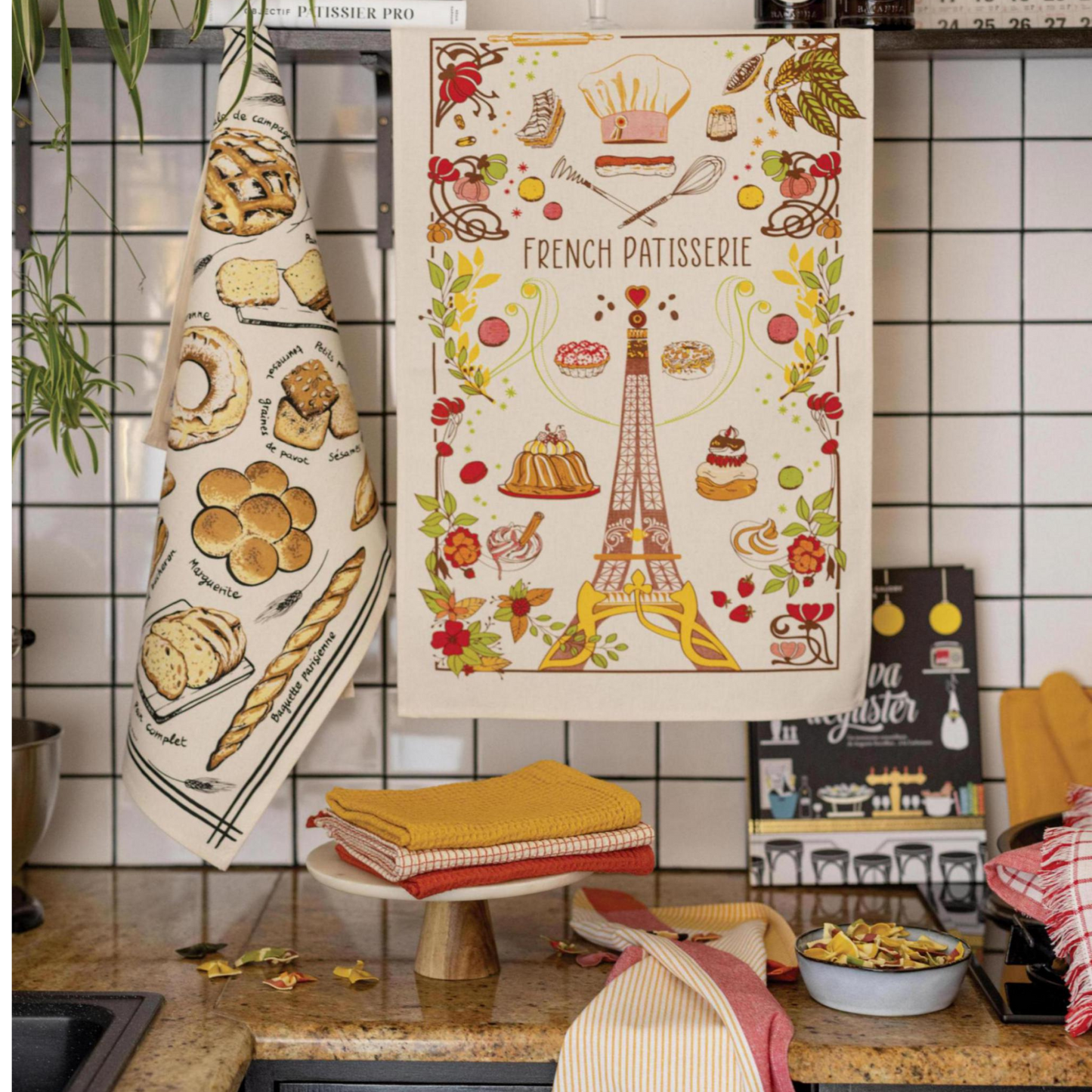 French Patisserie Tea Towel