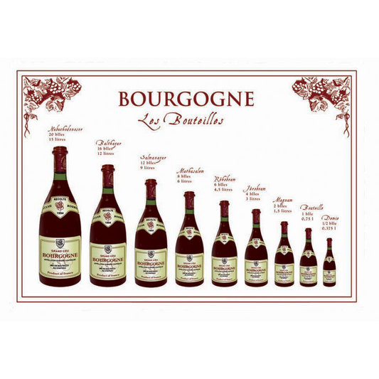 Burgundy Wine Bottles Tea Towels Made in France Winkler Canada Clementine Boutique