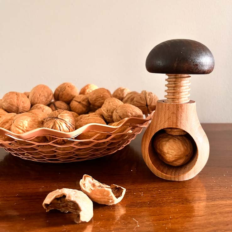 Mushroom Wooden Nutcracker
