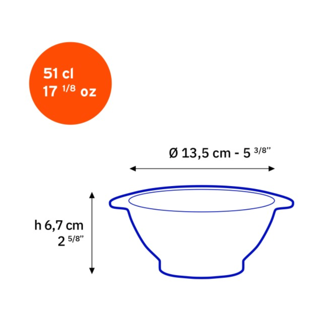 Lys Marine Bowl with Handles 510ml