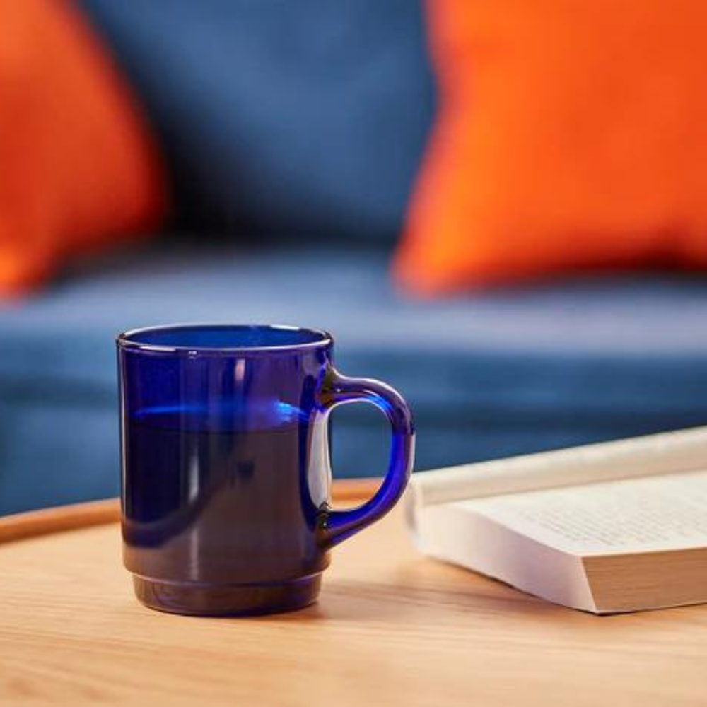 Duralex Canada Versailles Santorin Sapphire Mug 260ml Clementine Boutique