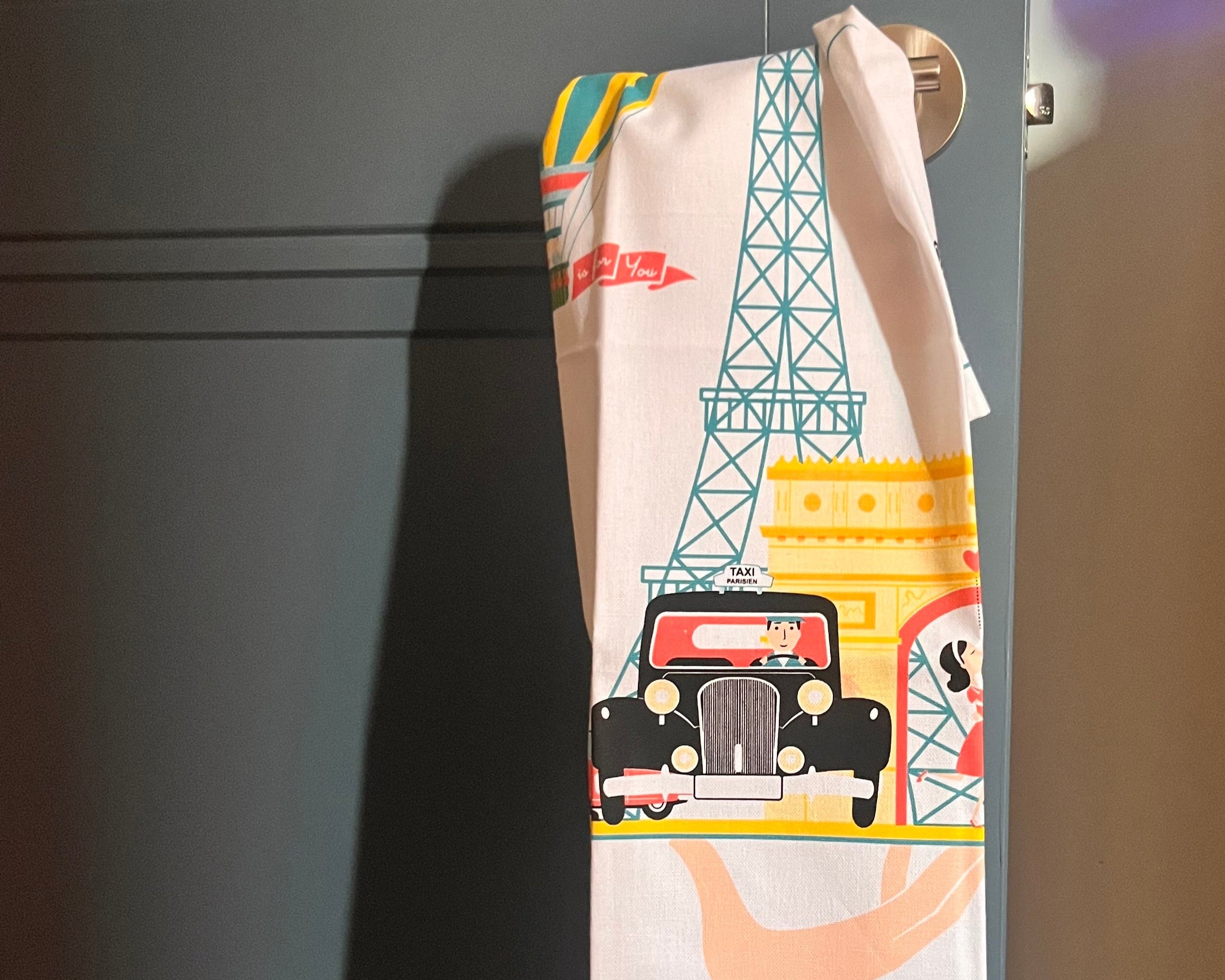 Paris Plateau Tea Towel