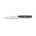 La Fourmi Paring Knife with a black handle on a white background, made in France