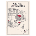 Little Nicolas in the city Tea towel Winkler Made in France Clementine Boutique