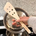 Beechwood Perforated Cooking Spatula