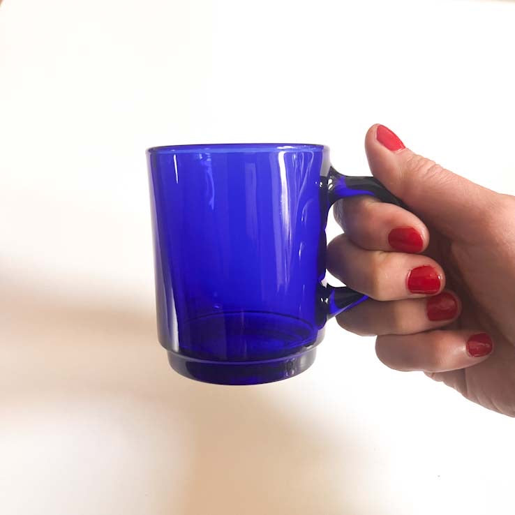 Duralex Canada Versailles Santorin Sapphire Mug 260ml Clementine Boutique