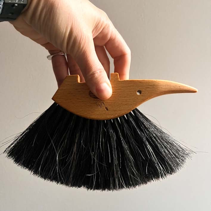 Hedgehog Table Brush – Beechwood Crumb Sweeper