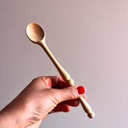 Cuillère à confiture avec repose-cuillère à tenon en buis
