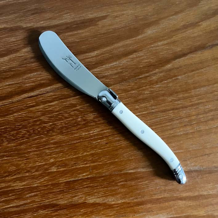 Couteau à beurre Laguiole®, bleu français