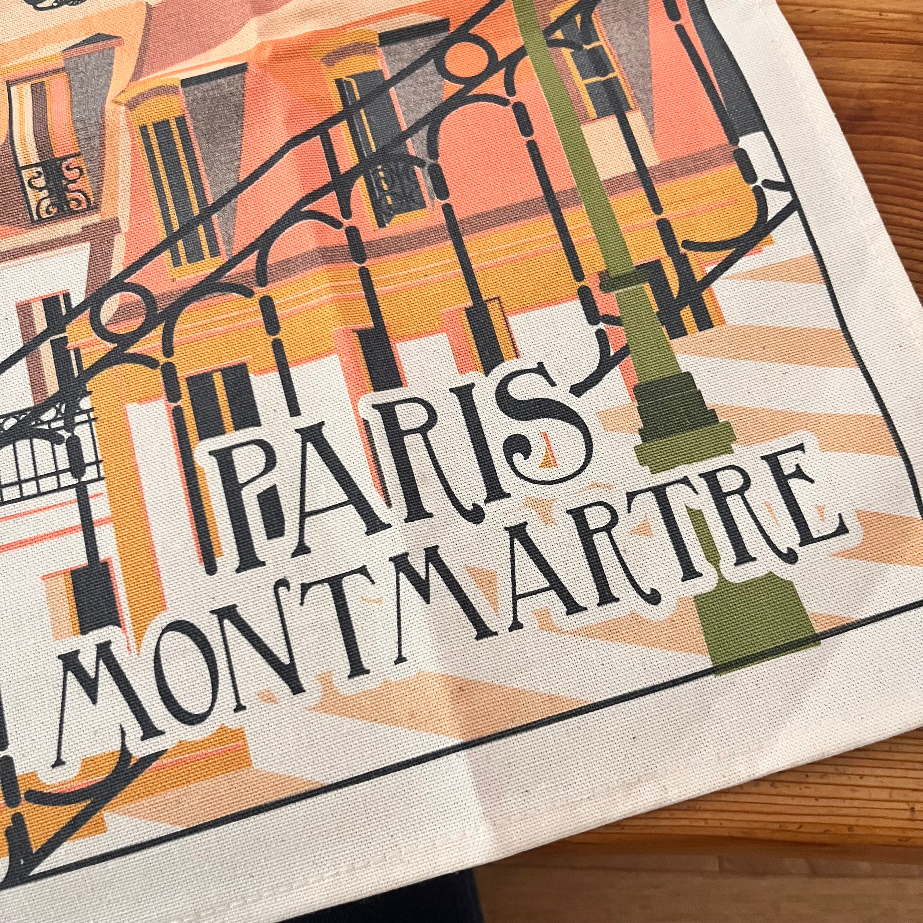 Montmartre Village Tea Towel