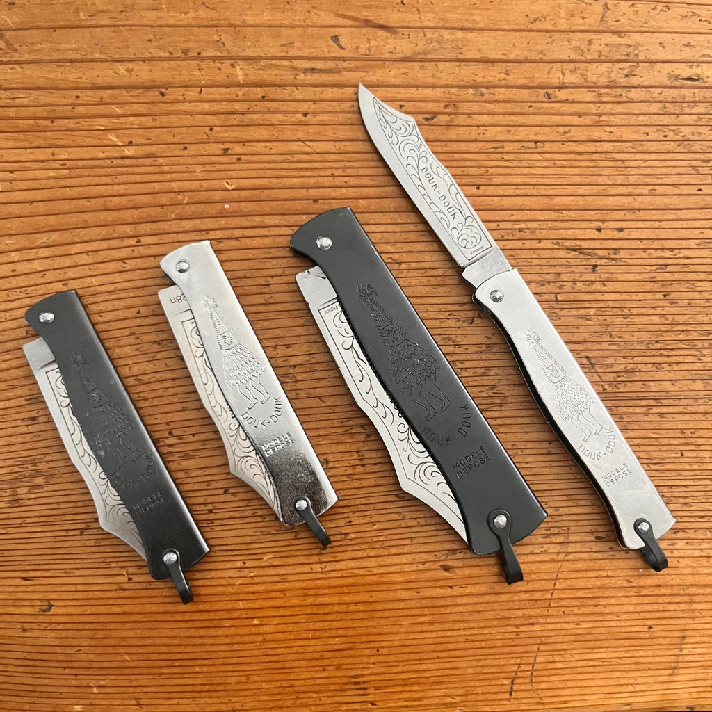 Douk-Douk Utility Pocket Knife 200mm, Stainless Steel Blade, Chromed Handle