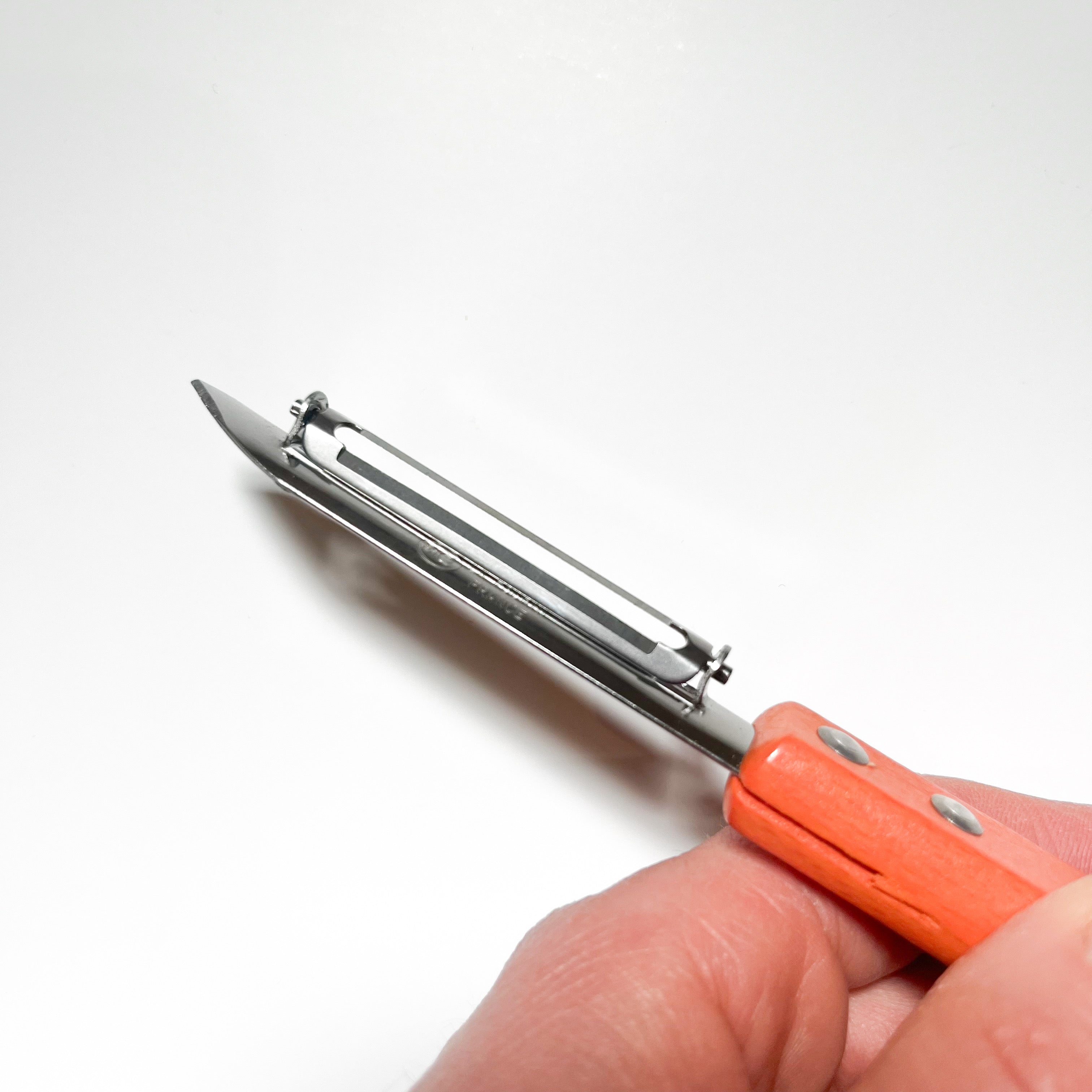 Pollux Peeler Knife with mobile blade, wood handle made in France Clementine Boutique Toronto