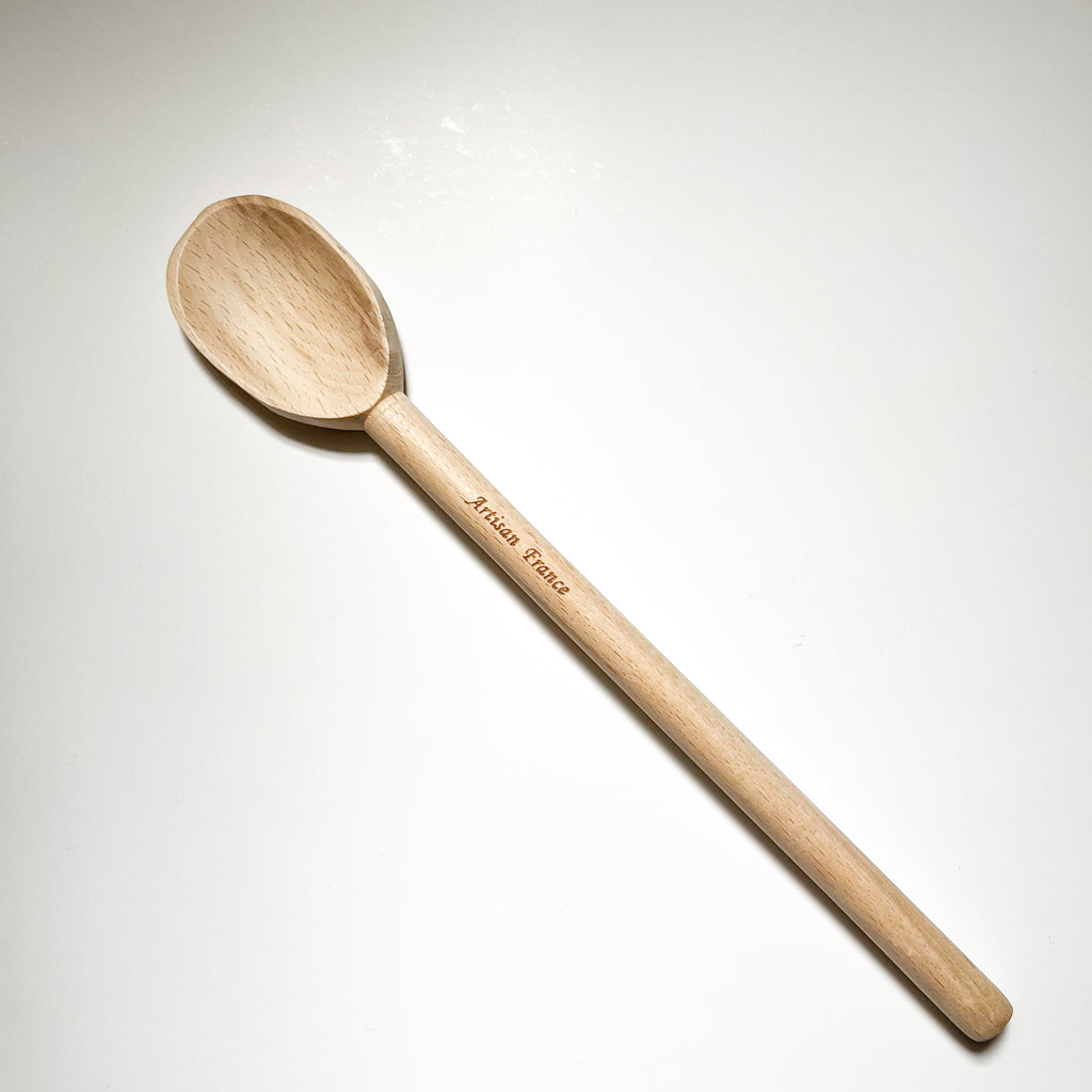 Cooking Spoon in Beechwood 30 cm Artisan France Clementine Boutique Toronto