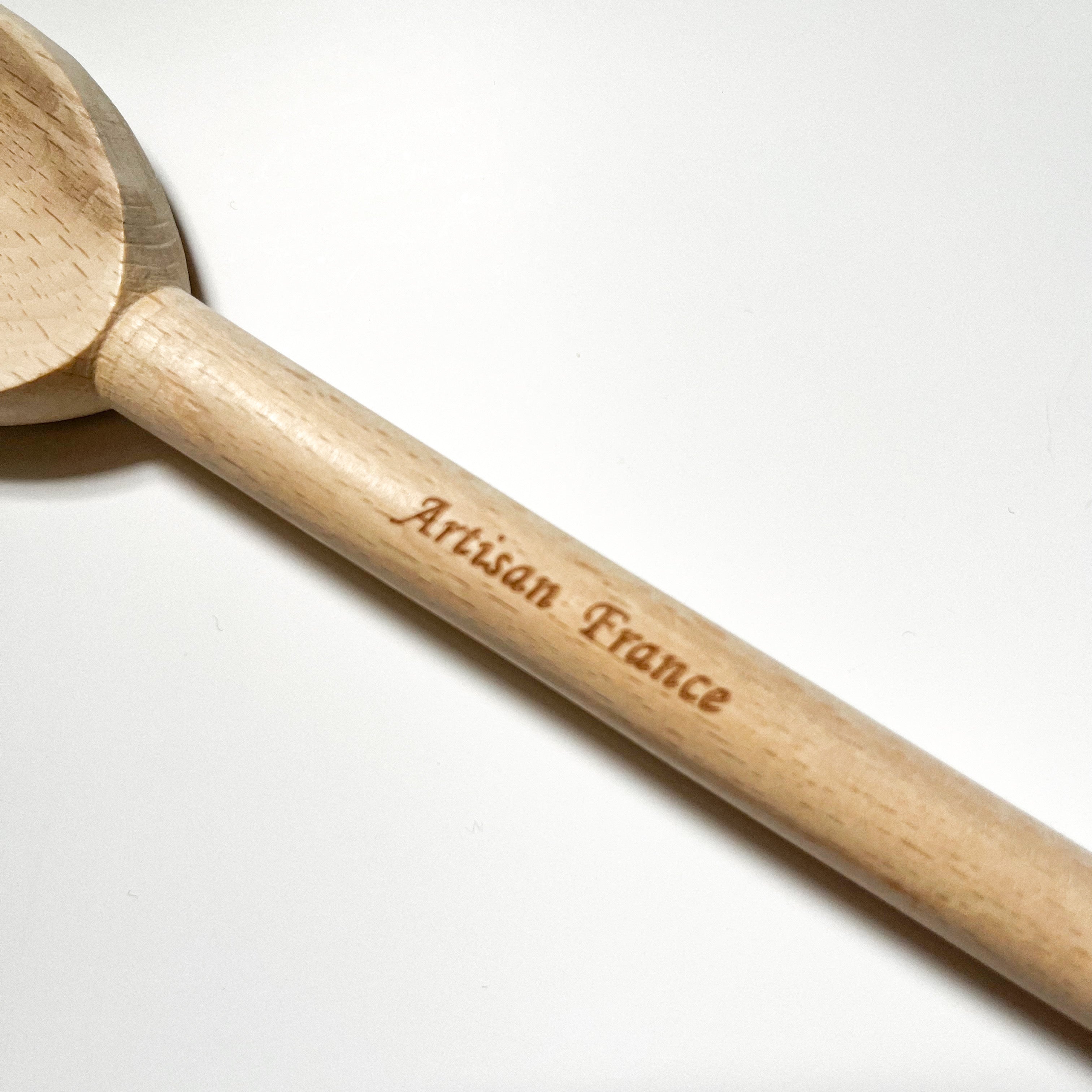 Cuillère En Bois D'acacia - Long Manche 26 Cm - Pour Mélanger, Servir, Cuisiner - Ustensile Cuisine Naturel Et Durable
