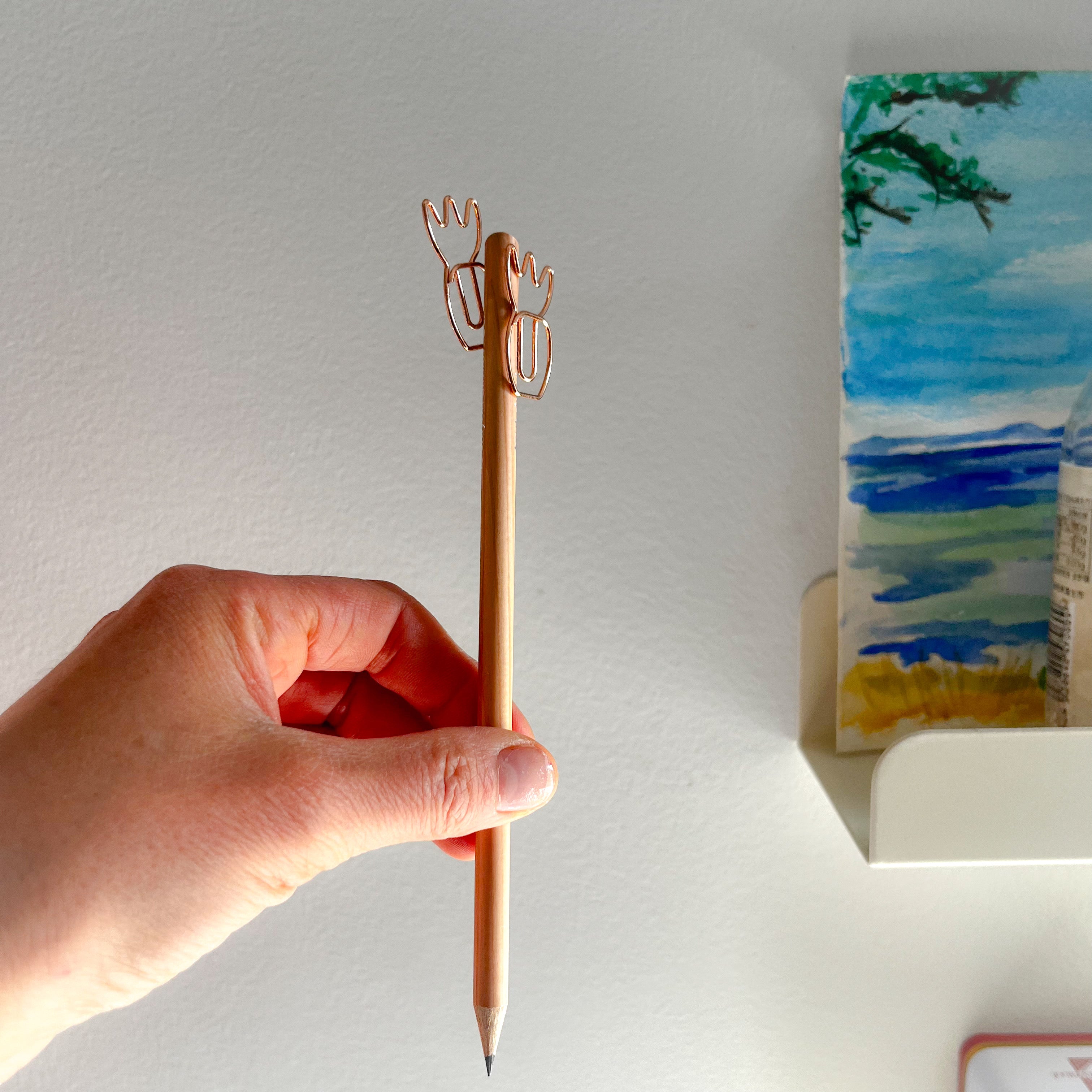 Magnetic Pencil, cedar wood Tout Simplement Made in France Clementine Boutique Toronto