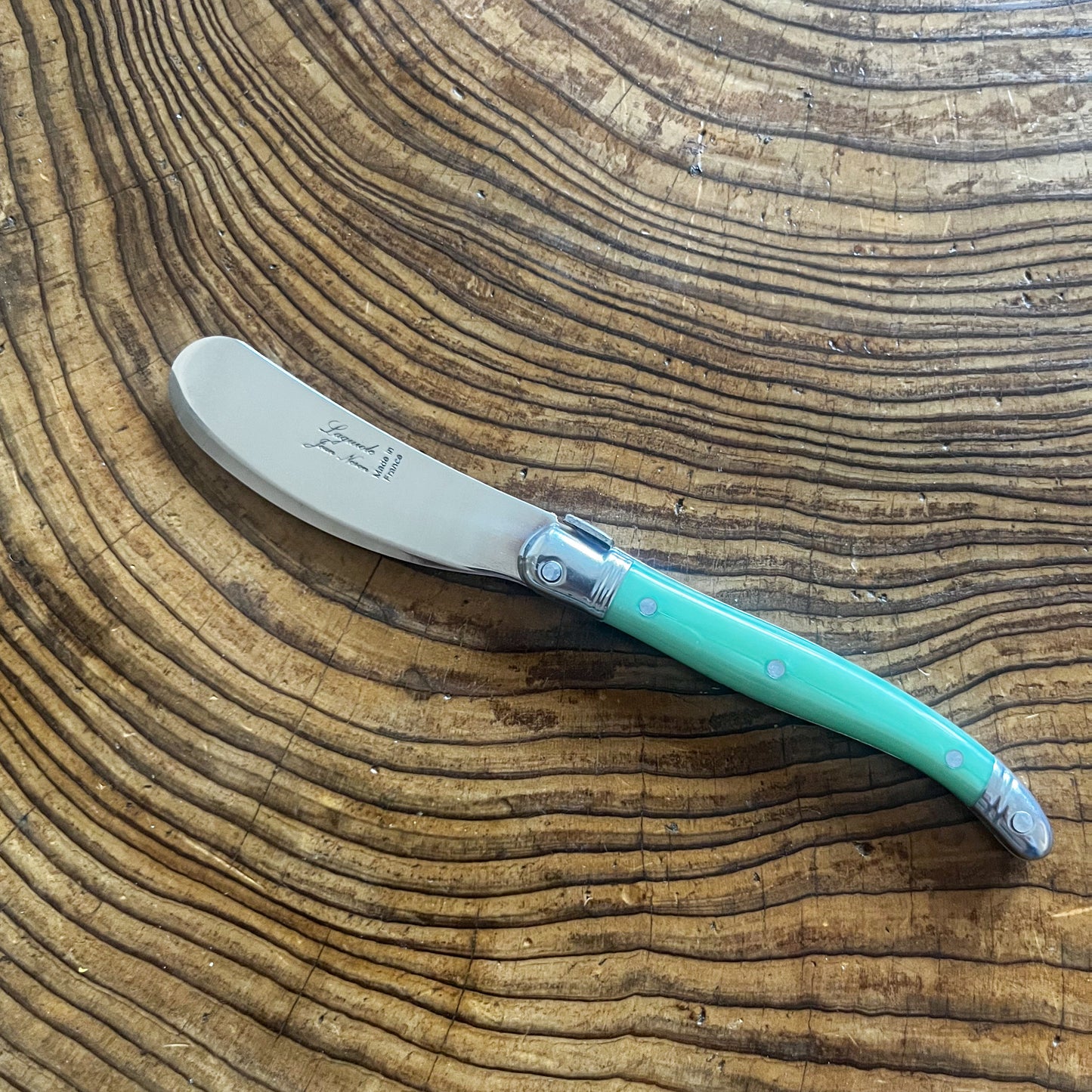 Laguiole Butter knife, Pastel Green