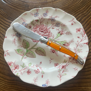 Laguiole Butter Knife by Jean Neron Orange, Made in France, Clementine Boutique