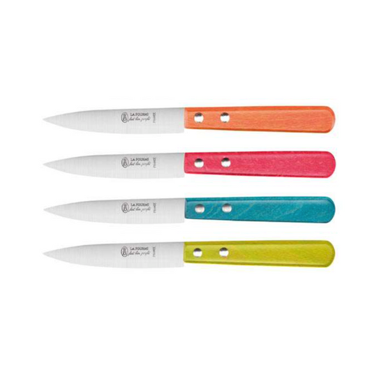 La Fourmi French knives Paring kitchen knife, color wood handle Clementine Boutique