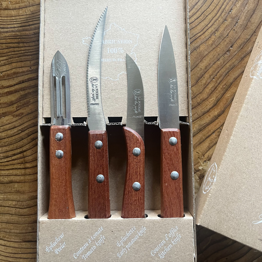 Set of 4 kitchen knives "Cheftaine" Coffret