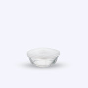 Lys Freshbox Square Glass Bowl with Frosted Lid 15cl (0.1qt)