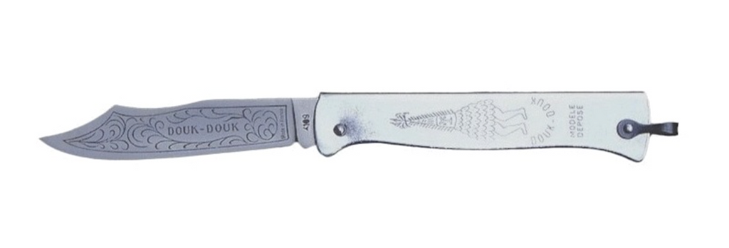 Douk-Douk Original Utility Pocket Knife 160mm, Carbon Steel Blade, Chromed Handle Canada Clementine Boutique Toronto