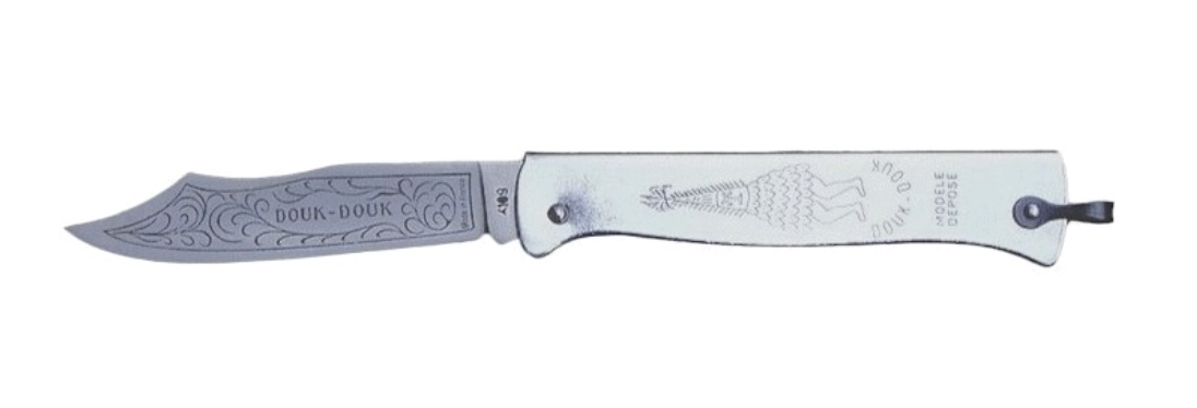 Douk-Douk Original Utility Pocket Knife 160mm, Carbon Steel Blade, Chromed Handle Canada Clementine Boutique Toronto