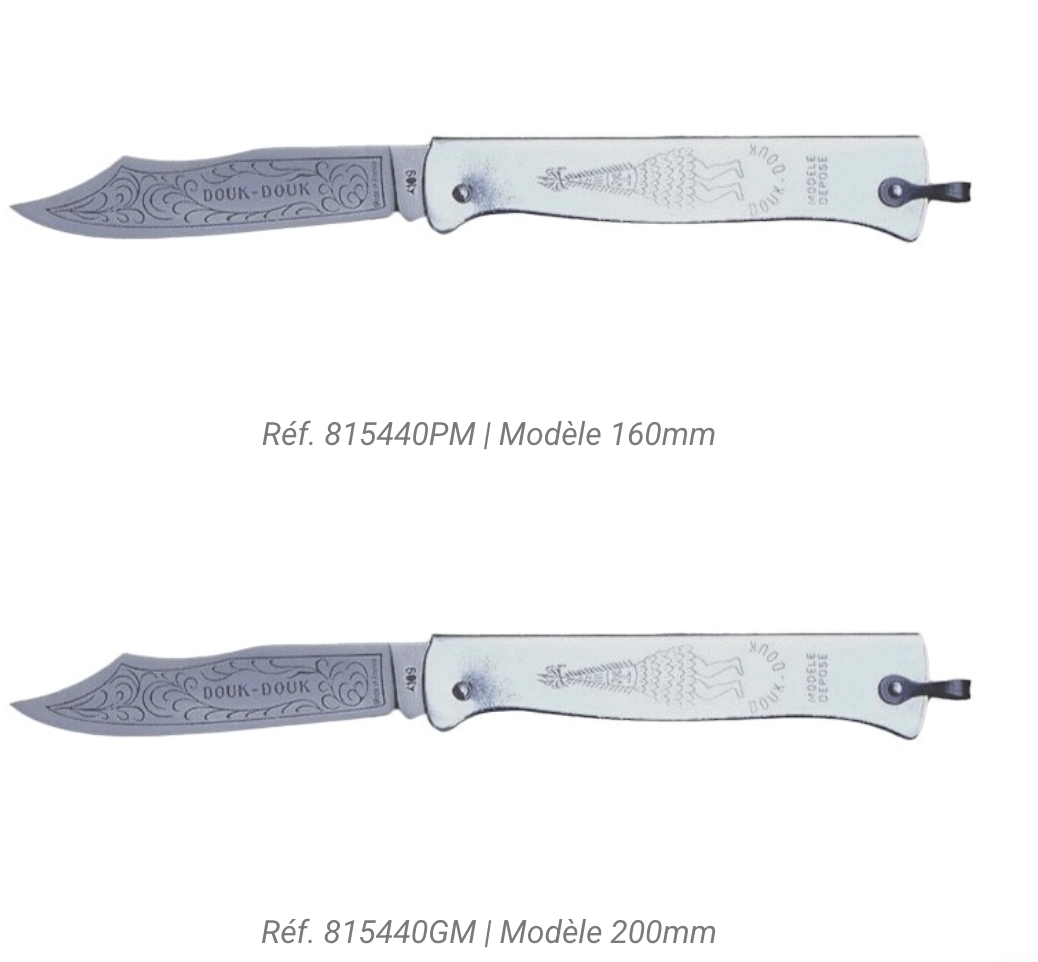 Douk-Douk Utility Pocket Knife 200mm, Stainless Steel Blade, Chromed Handle