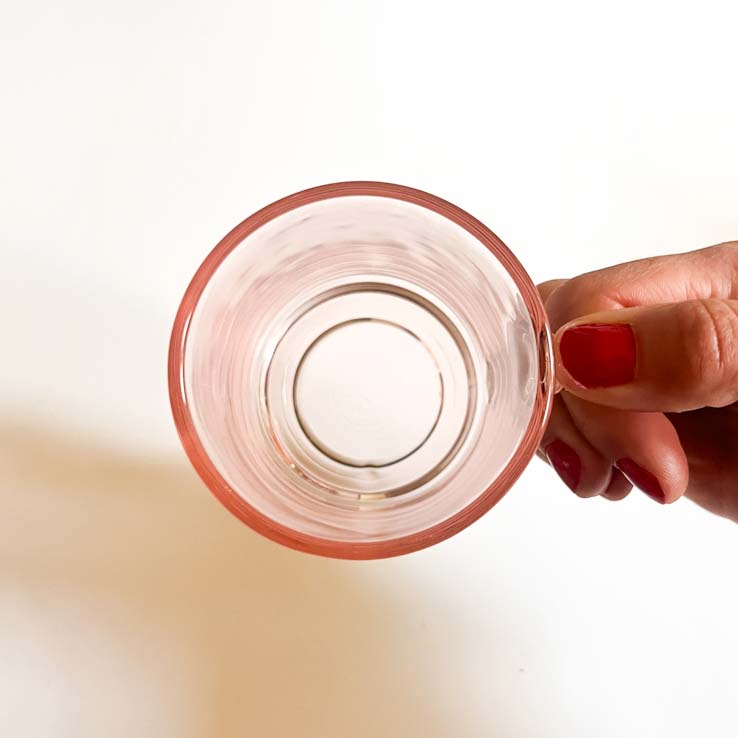 Duralex Canada Versailles Rose Mug Pink Tempered glass 260ml Clementine Boutique