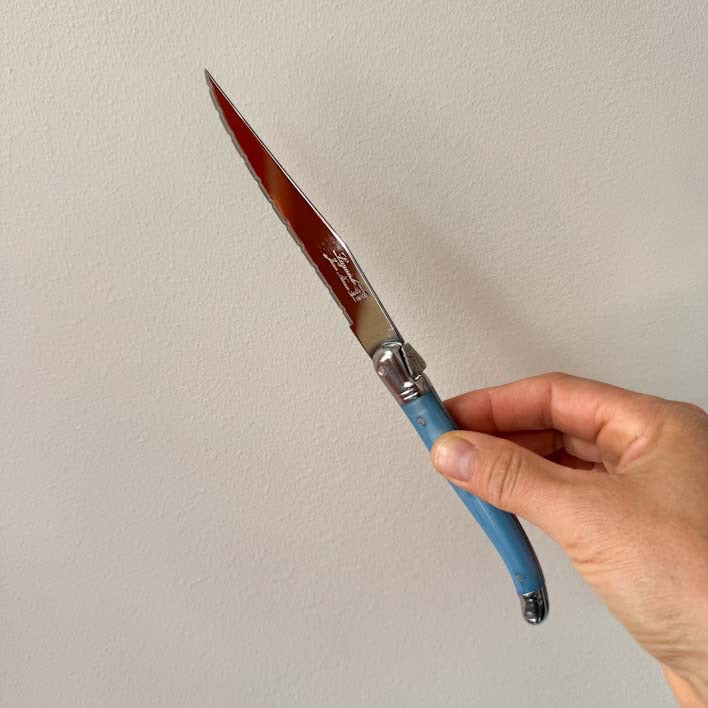 Laguiole Steak Knife, Micro-Serrated Blade, Sold Individually