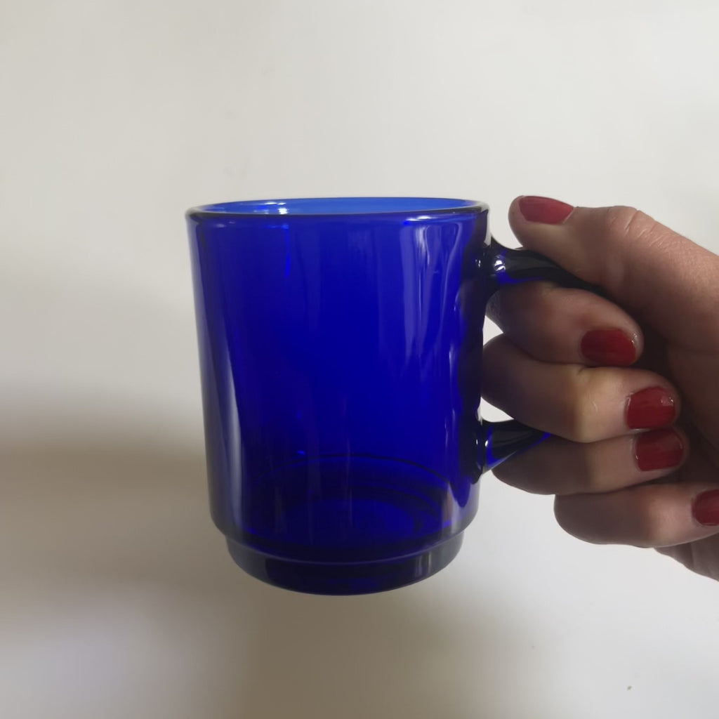 Duralex Canada Versailles Santorin Sapphire Mug 260ml Clementine Boutique