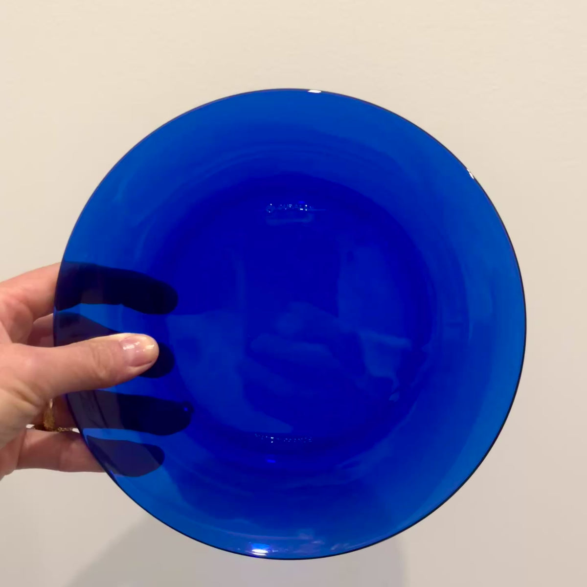 Assiette plate Lys Sapphire 23 cm, lot de 6